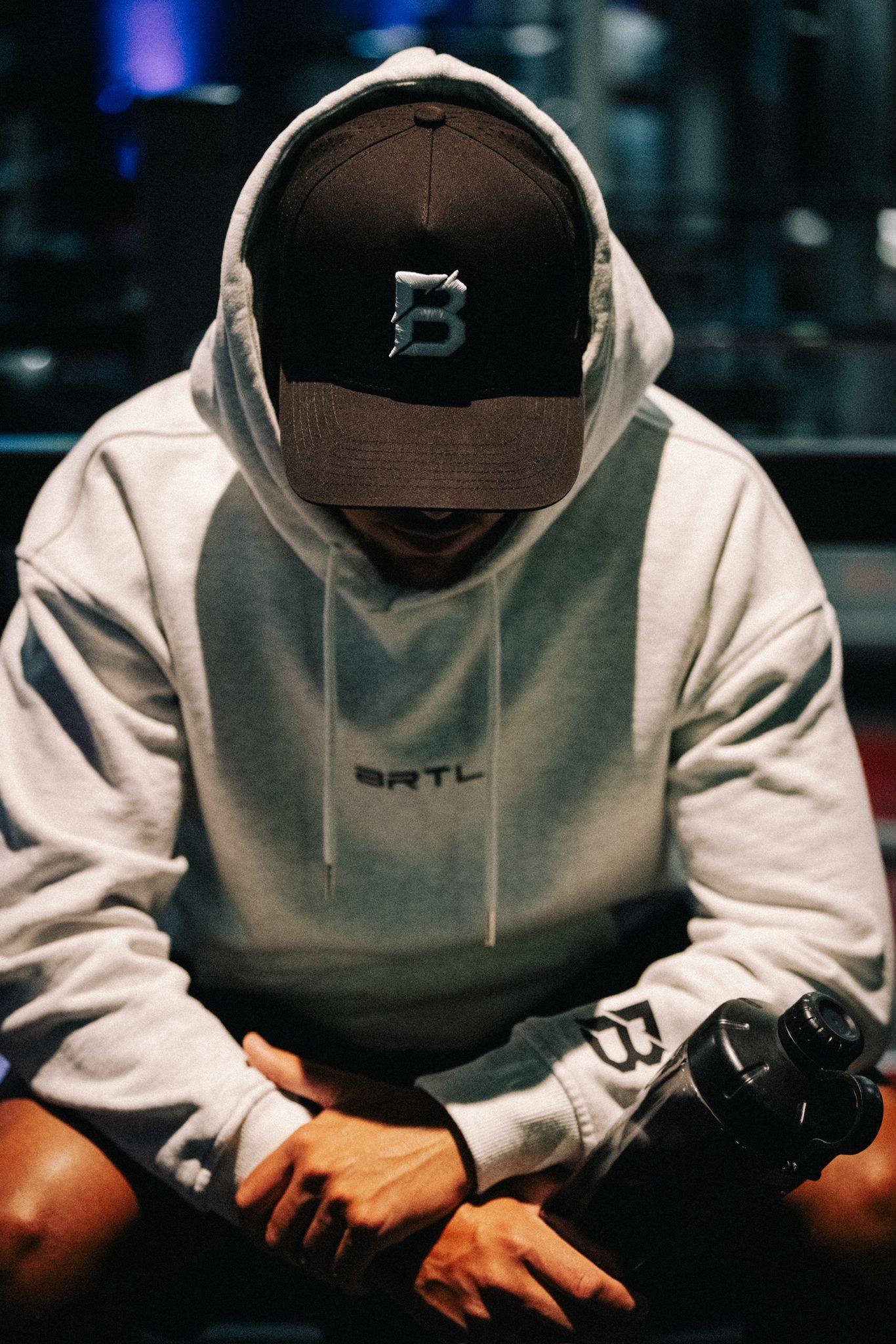 BRTL hoodie grey