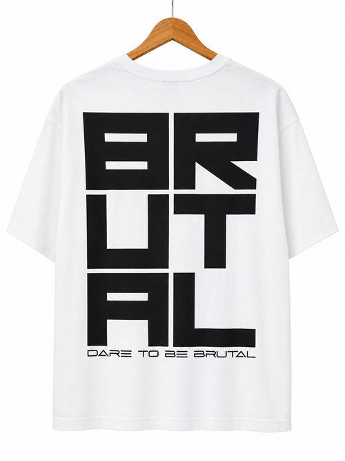 BRTL Oversized T-Shirt White